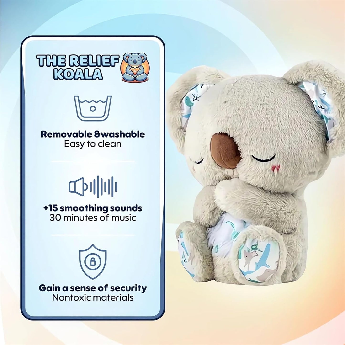 Calm Companion™: Plush Breathing Koala™